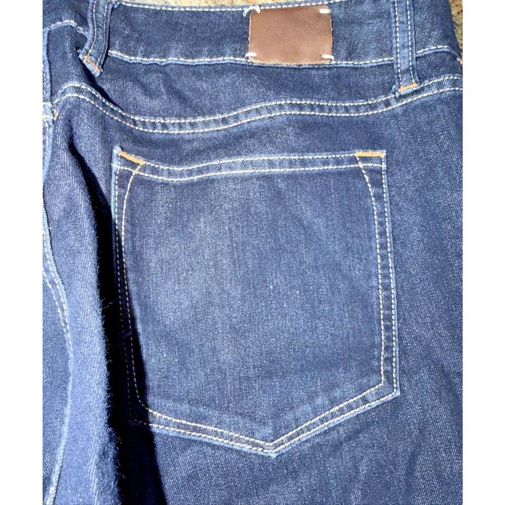Banana Republic Curvy Boot Jeans 12/31 Dark Wash Low Rise Flare Denim